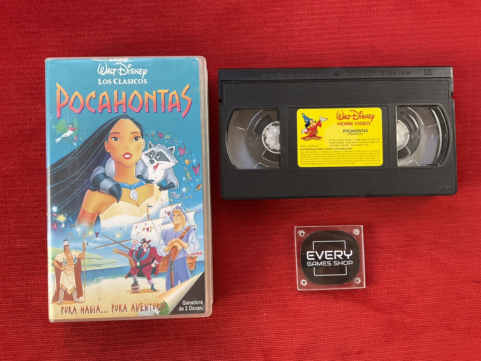 Walt Disney Pocahontas Pelicula Cinta Vhs Española Buena Condicion