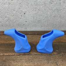 Vintage Dia Compe Brake Lever Hoods NOS Blue Aero 252b 1B Drop Pair New 1980s