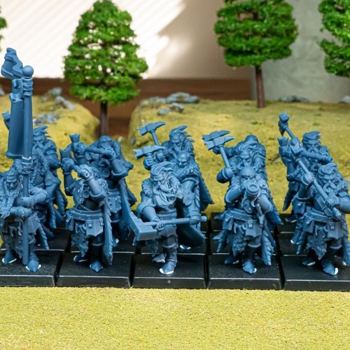 Mergenheim Caballeros a pie - Highlands Miniatures 28 mm - Imagen 4 de 4