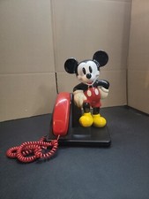Vintage AT T Mickey Mouse Walt Disney Push Button Trimline House Phone