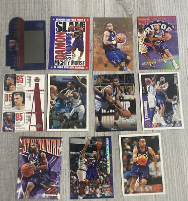 Damon Stoudamire Lot - 11 Cards - 95, 96, 97 - Die Cut. Mint!