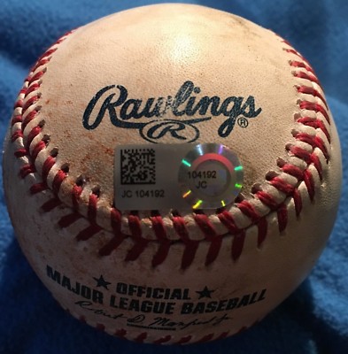 September 24, 2016 Hanley Ramirez Spiel Gebraucht Einzel Baseball Vs. Rays MLB &