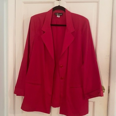 dark pink blazer