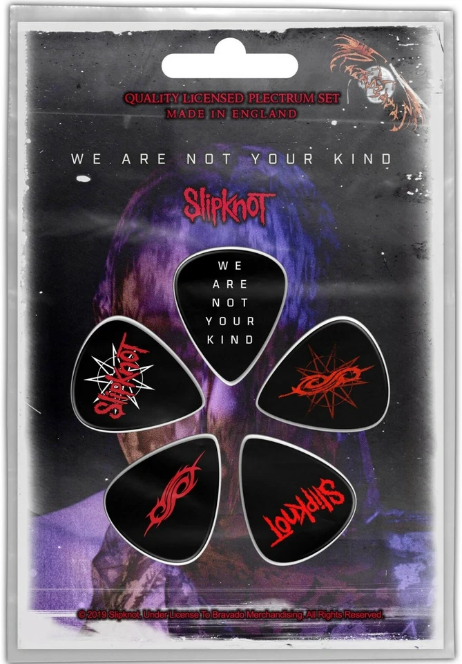 Slipknot We Are Not Your Kind 5 Plectrum Pack