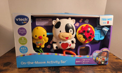 New Vtech Baby On The Moove Activity Bar Birth+ Lights Music 