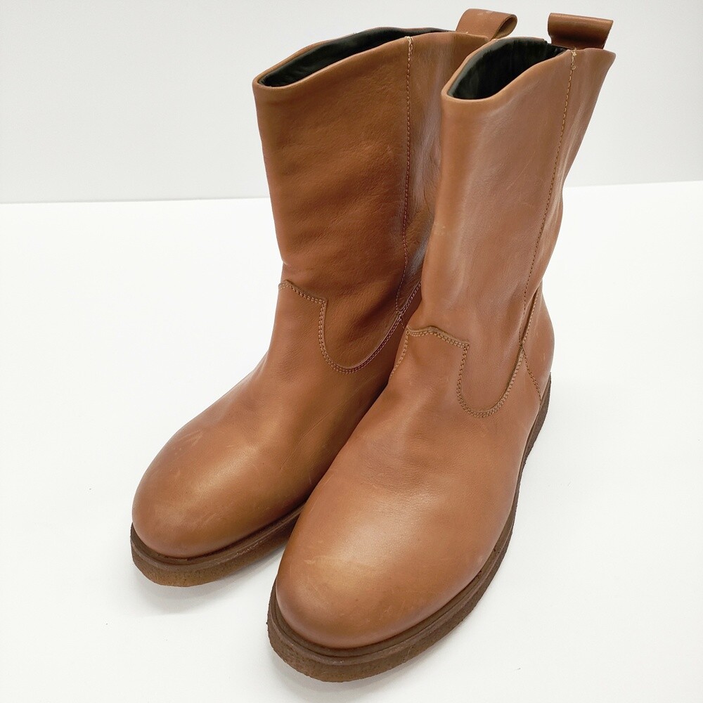 Punto Pigro Short boots with crepe sole size 37 boots Brown 4 