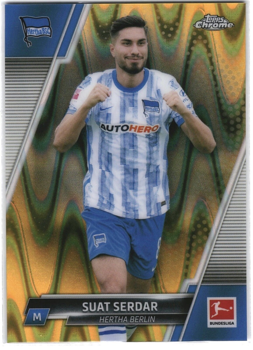 TOPPS フランクフルト SUAT SERDAR選手 2023 Topps Finest Bundesliga #15 Suat Serdar Hertha Berlin