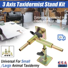 Taxidermy Project Stand 3 Axis Mount Stand Holder Kit Zinc Plating Resists Rust