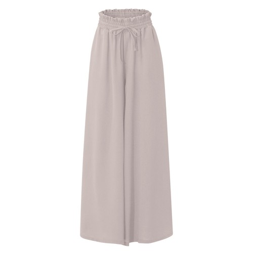 Wide Leg Pants for Women Casual Loose High Waisted Lounge Flowy Pants w/ Pockets - Picture 6 of 13