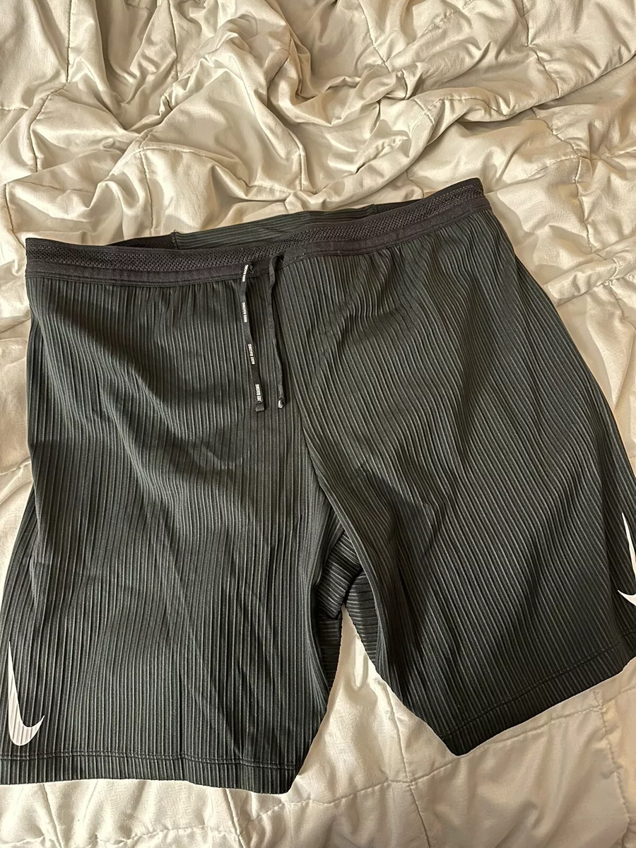 Nike Mens Shorts Tights Aeroswift Half Length Black DM4622-010 2XL XXL