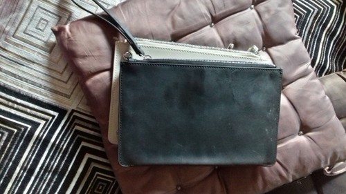 NEW MANGO (ZARA GROUP) Stud cosmetic bag in Black and Beige  - Picture 21 of 29