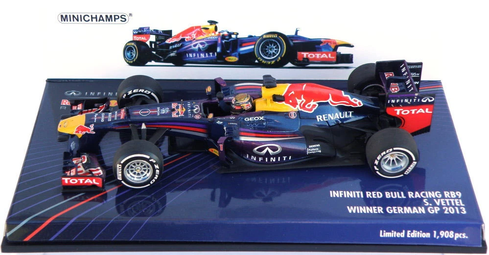 Sebastian Vettel Diecast Formula 1 Cars 2013 Vehicle Year for sale
