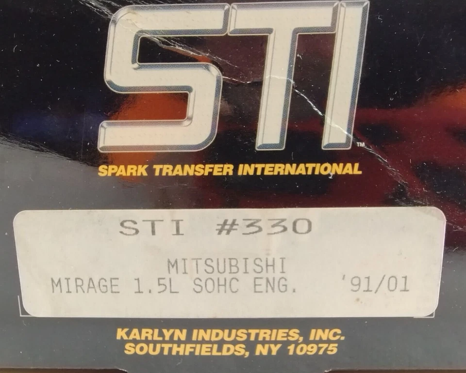 STI / Karlyn/ Bremi 330 Ignition Wire Set Mitsubishi Mirage 1.5 Ltr SOHC NOS - Image 2 of 2