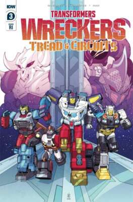 Transformers: Wreckers Tread & Circuits #3 Cover RI 1:10 Variant