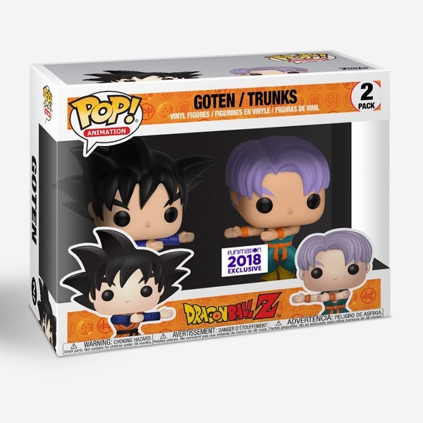 Funko POP Dragonball Z Goten - Trunks Fusion 2 Pack Exclusive