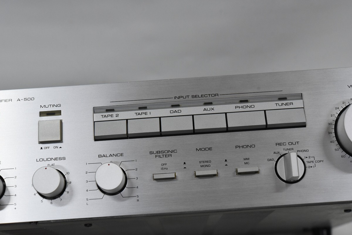 Yamaha A-500 Stereo Integrated Amplifier - 70 Watt RMS - Vintage