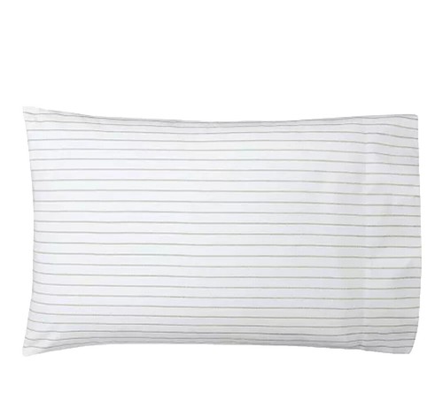 Housse De Couette King Size 400 Fils - 100% Coton Satin - Rayures Améthyste/Mauve