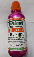 TheraBreath Healthy Smile Anticavity Oral Mouth Rinse - Sparkle Mint - 16oz