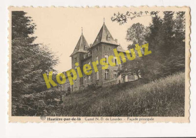 HASTIERE AK s/Meuse PAR DELA Namur,castel notre-dame.de lourdes Hotel Gasthaus