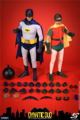 Saturn Toys ST001 Robin & Batman 1966 Dynamic 1/6 Duo Action