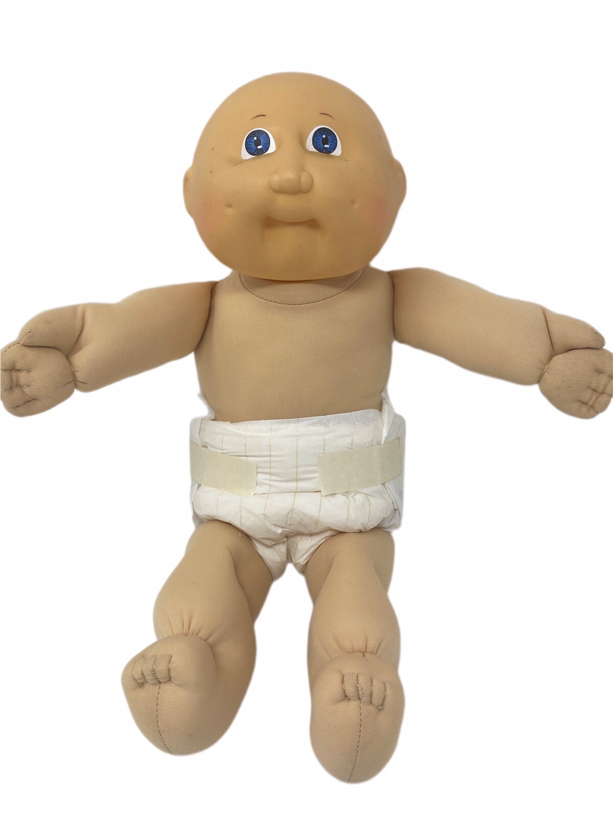 Original Cabbage Patch Doll Diaper & 3 Shoes Plus Socks Blue Eyes