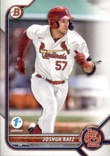 2022 BOWMAN DRAFT 1ST EDITION ST.LOUIS CARDINALS - JOSHUA BAEZ #BD-76