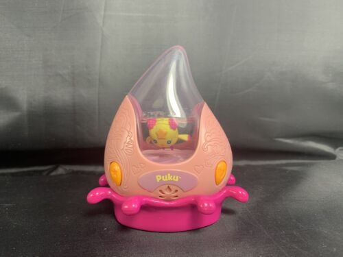 Wild Planet 2010 Aqua Pets Puku Pink Dew Drop Electronic Interactive Toy TESTED