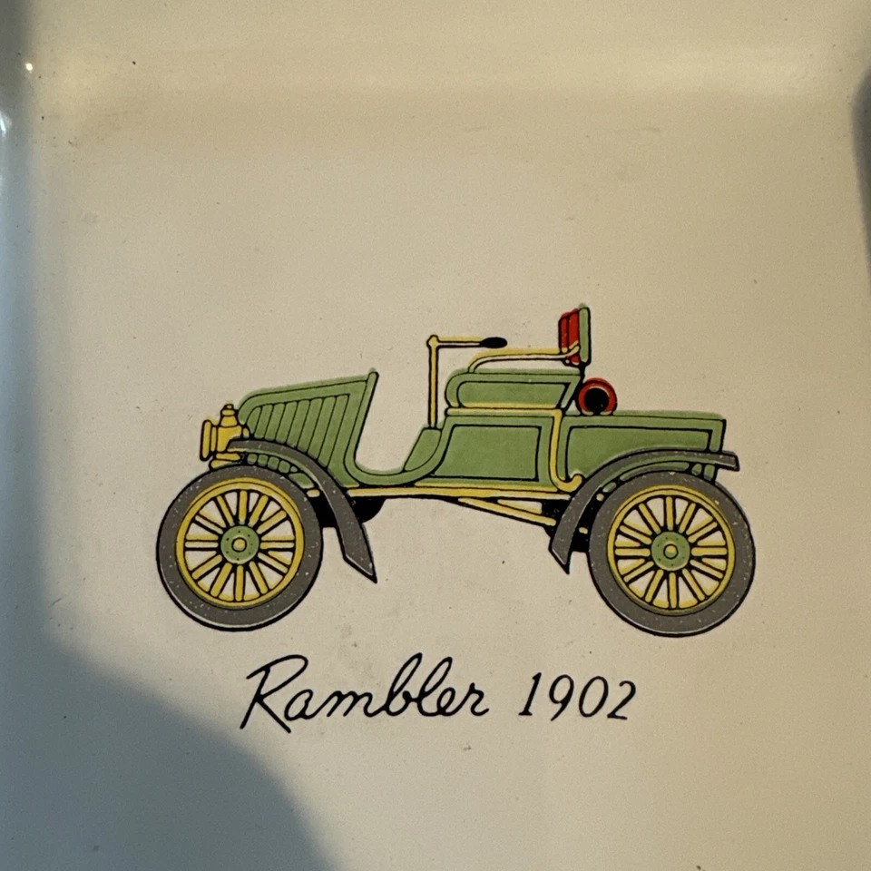 Vintage Prizer Ware White/Blue Enameled Cast Iron Small Squared Skillet, NOS - Image 2 of 4