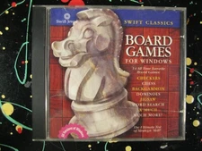 Swift Classics Board Games for Windows 3.1 Cosmi PC Game CDROM