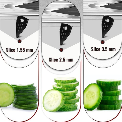 Multifunctional Mandolin Cucumber Slicer Food Fruit Chopper Gretar Tool - Picture 9 of 13
