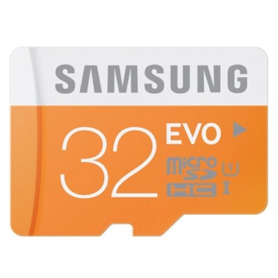 32GB Memory Card Samsung Evo High Speed MicroSD Class 10 for Cell Phones