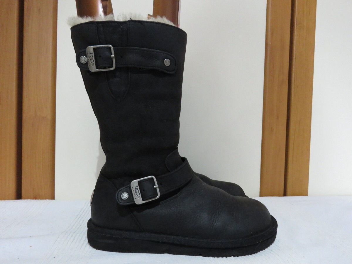 未使用「UGG Australia」17371BX-BLK-L 22cm Luxury Bondi Brighton Mini Black – UGG Australia