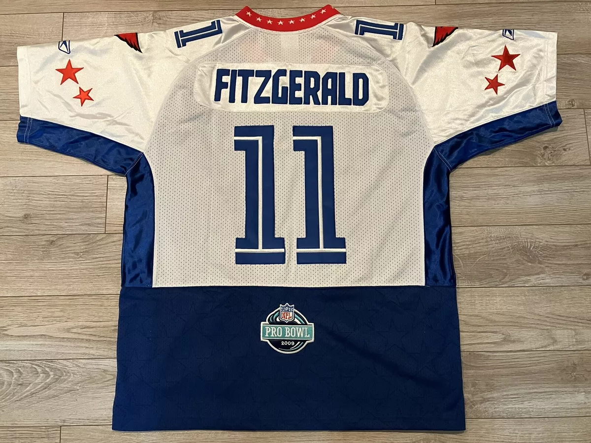 Larry Fitzgerald 11 Arizona Cardinals 2010 Pro Bowl NFL Reebok Jersey 50 XL