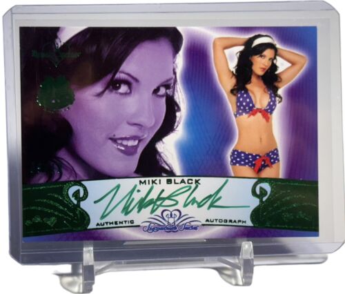 2024 BENCHWARMER EMERALD ARCHIVE MIKI BLACK 2010 AUTOGRAPH AUTO ON CARD #/10 SP! - Picture 1 of 4