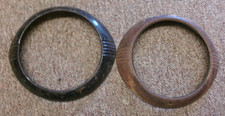 1946 1948 Vintage Chevrolet Car Headlight Bezel Pair Originals Coupe Sedan Gm