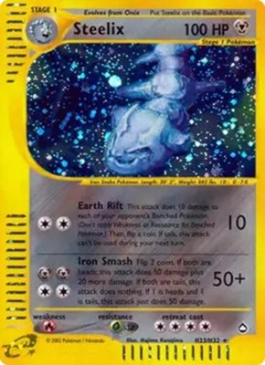 Steelix - H23/H32 - Pokemon Aquapolis Holo Rare Card HP | eBay