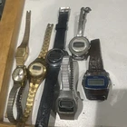 LOT OF 7 Vintage Timex Digital & Manual & Quartz Rare Watches Unisex For Repair