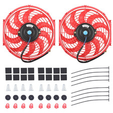 12-Volt 12 Electric Radiator Cooling Fan Asse...