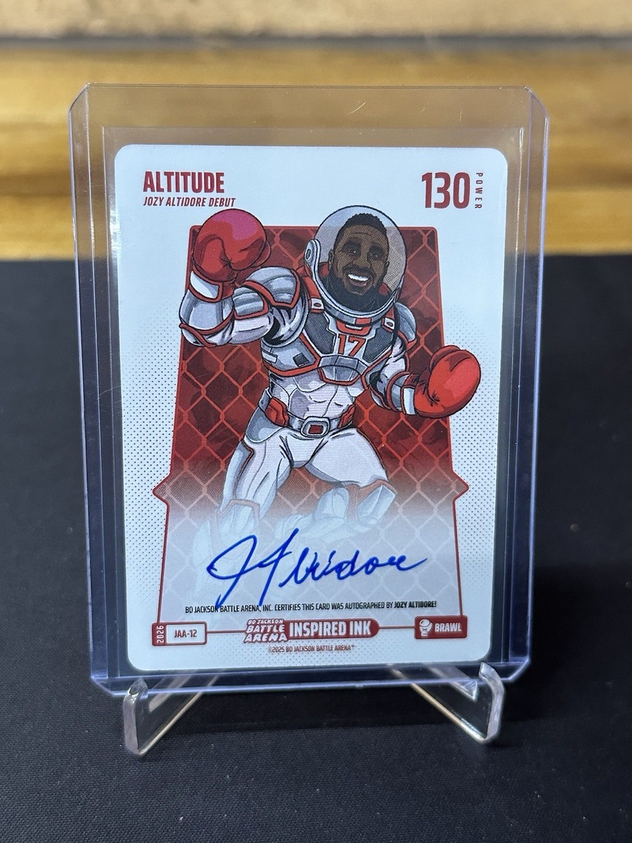 Bo Jackson Battle Arena Altitude - Jozy Altidore Brawl Inspired Ink Auto