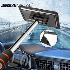 Scheibenreiniger Auto mit Teleskopgriff, Anti-Beschlag – Orange, Blau & Schwarz