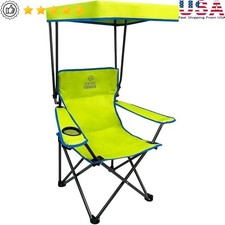 Adjustable Sun Canopy Portable Folding Kids Chair Cup Holder Outdoor Activity US