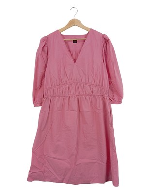 HUGO BOSS Empirekleid Damen Kleid Gr. DE 44 pink Casual-Look