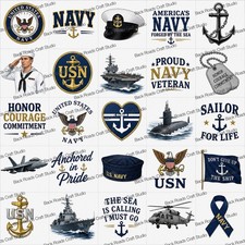 Navy Waterslide Finger Nail Decals Instructions Bonus set of 50 JM