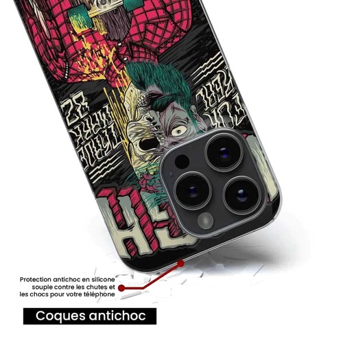 Coque en silicone imprimée compatible Samsung Galaxy S23 Ultra Skull Urgh - Photo 5 sur 6