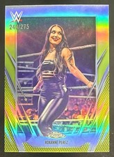 2026 Topps Chrome WWE Roxanne Perez Yellow Refractor #/275
