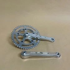 Velo Orange Grand Cru 10Spd Fluted Double Crankset, 110BCD, 48/34T Rando Touring