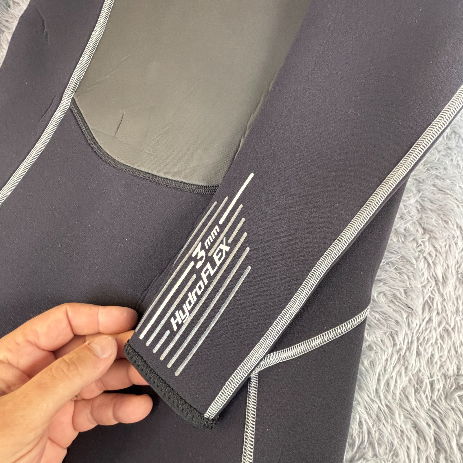 Aqua Lung 3mm HydroFLEX Full Neoprene Wetsuit womens M Black Scuba Dive