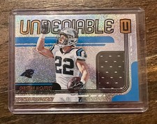 Christian McCaffrey Undeniable Relic Patch 2019 Unparalleled Carolina Panthers