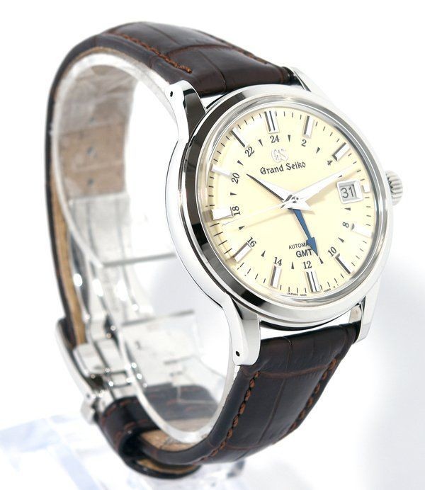 Grand Seiko SBGM221 GMT Watch Elegant Timepiece Stainless Steel Premium image 2