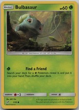Bulbasaur (Holo Common) Holo 1/18 Common Detective Pikachu LP Pokemon Card